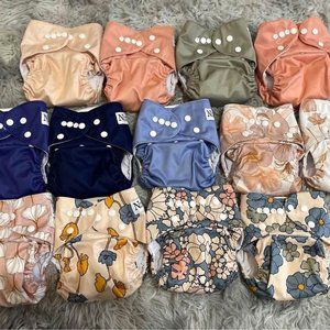 27 Nora's Nursery cloth pocket diapers